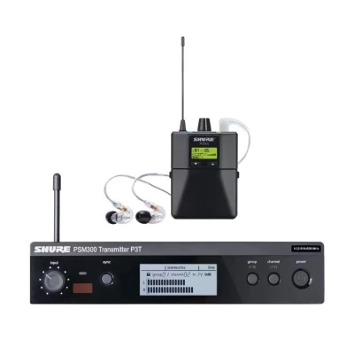 RETORNO SEM FIO SHURE PSM300 COM FONE SE215 Bess Shop