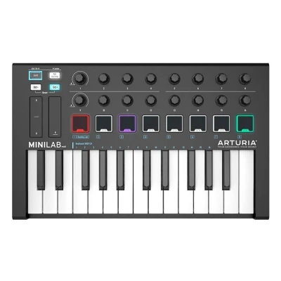 CONTROLADORA ARTURIA MINILAB MKII PRETO  Bess Shop
