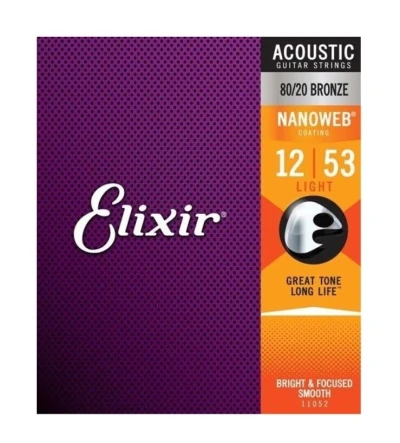 CORDA DE VIOLAO ELIXIR NANOWEB EX11052 (0.12) Bess Shop