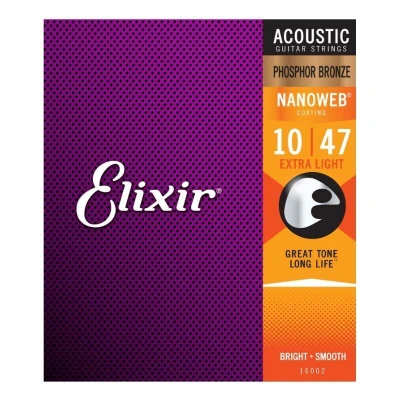 CORDA DE VIOLAO ELIXIR NANOWEB EX16002 Bess Shop