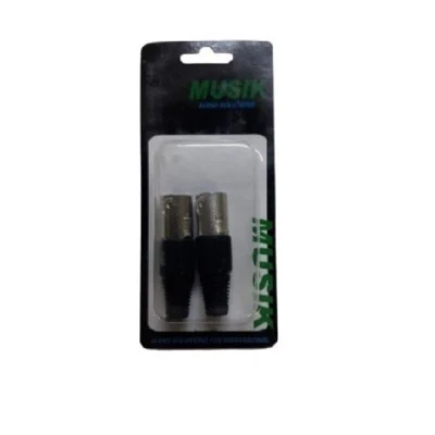CONECTOR MUSIK AUDIO SOLUTION XLR MACHO 2 PCS Bess Shop