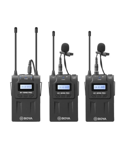 MICROFONE BOYA BY-WM8 PRO K2 C/2TX Bess Shop