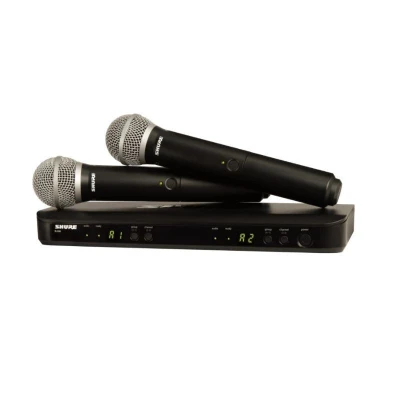 MICROFONE SHURE BLX288/PG58 - J10 Bess Shop