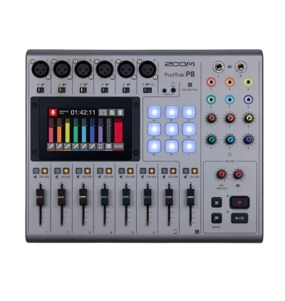 GRAVADOR DE PODCAST ZOOM PODTRAK P8 Bess Shop