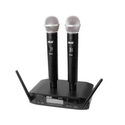 MICROFONE BLG  GLXD-5 SEM FIO C/2 MANO Bess Shop