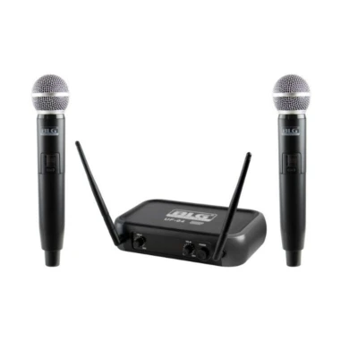 MICROFONE BLG UF-04 SEM FIO C/2 MANO UHF Bess Shop