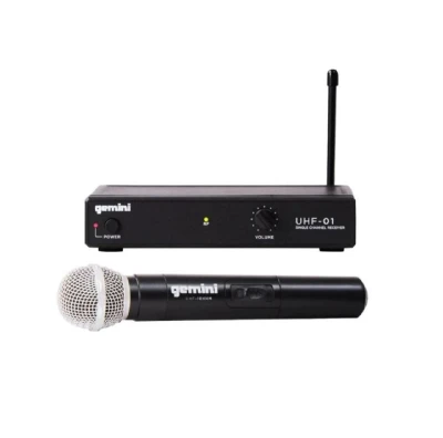 MICROFONE GEMINI UHF 01M MAO SINGLE Bess Shop