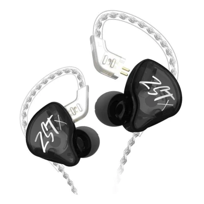 FONE DE OUVIDO KZ ZST X PRETO Bess Shop