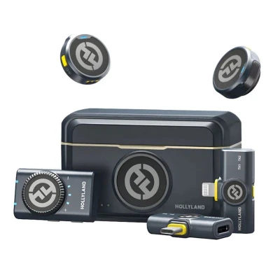 MICROFONE WIRELESS HOLLYLAND LARK M2 COMBO Bess Shop