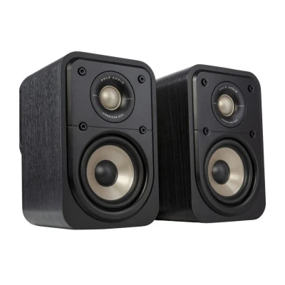 MONITOR STUDIO POLK SIGNATURE ES10 BOOKSHELF PRETO Bess Shop