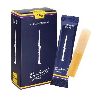 PALHETA VANDOREN CLARINETA 2-1/2 CR1025  Bess Shop