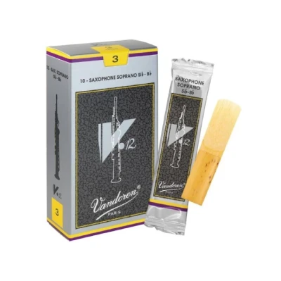 PALHETA VANDOREN SAX SOPRANO V.12 3 SR603  Bess Shop