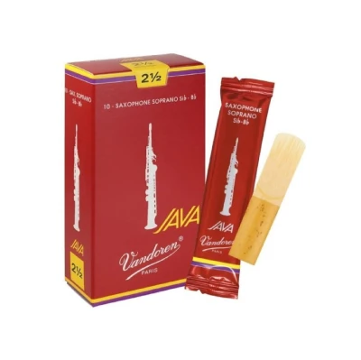 PALHETA VANDOREN SOPRANO JAVA 2.5 SR3025R  Bess Shop