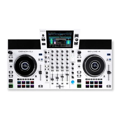 CONTROLADORA DENON DJ SC LIVE 4 BRANCO Bess Shop