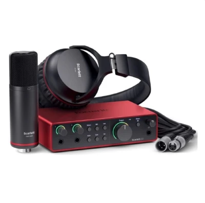 KIT FOCUSRITE STUDIO SCARLETT 2I2 GEN4 Bess Shop