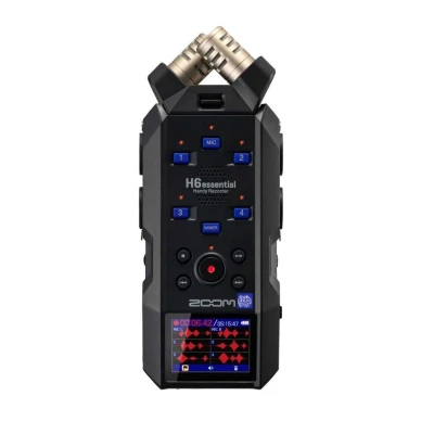 GRAVADOR ZOOM H6 ESSENTIAL PRETO  Bess Shop