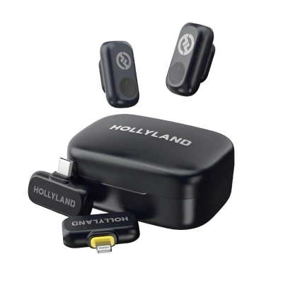 MICROFONE HOLLYLAND LARK A1 COMBO BLACK  Bess Shop