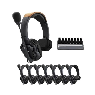 SISTEMA DE INTERCOMUNICAÃ‡ÃƒO HOLLYLAND SOLIDCOM SE 8S - NEGRO 8 UNIDADES Bess Shop