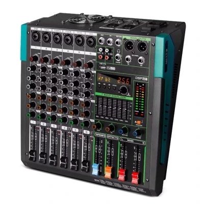 MESA DE SOM SUNSET AMPLIFICADA GT-6 6X 350W2  Bess Shop