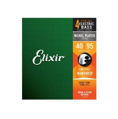 CORDA DE BAIXO ELIXIR NANOWEB EX14002 (0.40)  Bess Shop