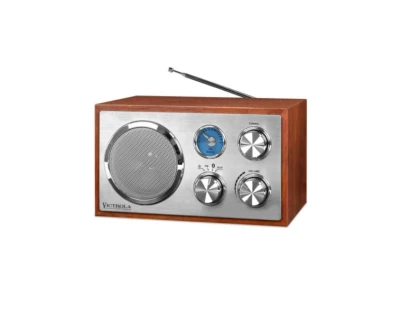 MINI SPEAKER VICTROLA VRS-2400 RETRO WOODEN MAH Bess Shop